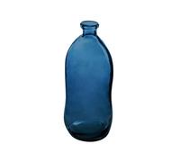 Atmosphera - Vase Dame Jeanne - Verre recy leu Orage H51 cm