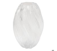 Atmosphera – Vase design en verre Valma – 27 cm – Transparent