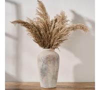 Vaseking Grand Vase Rustique en céramique - 27,9 cm - Décoration Minimaliste pour la Maison, Le Salon, l'étagère, l'entrée, Le Mariage, la décoration de Table, Gris