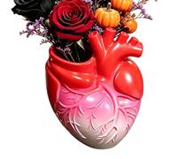 Vases à fleurs modernes en forme de cœur gothique pour pinceaux de | Petits vases à fleurs pour salon, mariage, table basse, bureau, maison, intérieur, pendaison de crémaillère