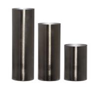 Vases Hubsch Interior Gleaming (x3) Gris 7x10/7x16/7x20 cm