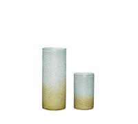 Vases Hubsch Interior Shimmer (x2) Bleu 12x20/14x35 cm