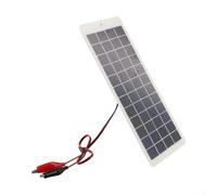 Vasiumic 10 W 12 V polycristallin 250 x 120 mm pour Prime avec clip de charge à partir de 9 Compact 12 V pour efficacité du jardin, panneau de camping, éclairage de route solaire