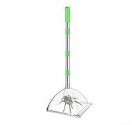 Vasiumic Attrape-araignées réglable à long manche 82 cm, outil de retrait sans contact avec boîte transparente, dispositif sans libération humain pour la maison et le jardin
