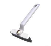 Vasiumic Brosse de nettoyage à poils rotatifs à 360 degrés avec angle dur, brosse gadget pour robinet de salle de bain, cuisine, joint mort, blanc