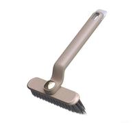 Vasiumic Brosse rotative de nettoyage à 360 degrés pour joints avec angle dur, brosse gadget pour robinet de salle de bain, cuisine, joint mort, blanc (marron)