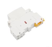 Vasiumic Contacteur AC 25 A 2 pôles 2NO 230 V DIN Rail Mount Contacteur modulaire pour contrôle de charge et d'éclairage, bobine électromagnétique silencieuse, blanc, taille compacte 18 mm