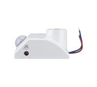 Vasiumic E27 Détecteur de mouvement Interrupteur de lumière infrarouge PIR avec ampoule LED à retard réglable Auto/Off Prise économie d'énergie Couloir Escalier Garage