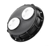 Vasiumic IBC Bouchon de réservoir 163 mm avec trous Noir 1000 l