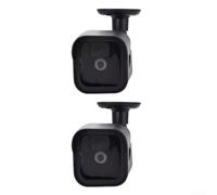 Vasiumic Lot de 2 supports de fixation pour caméra de sécurité étanche et réglable pour Blink 4 et Blink 3, support mural en PVC noir pour extérieur (noir)