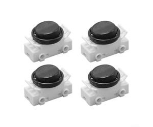 Vasiumic Lot de 4 interrupteurs à bascule blancs compatibles avec BJB 43.409, interrupteurs à bras légers sous armoire, 2,8 x 1,5 cm