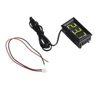 Vasiumic Thermomètre numérique LED de -50 à 110 °C avec sonde métallique de 1 m, alimentation DC 5-12 V, précision 0,1, compteur de panneau pour voiture, aquarium, piscine, terrarium, vivarium