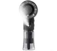 Vasiumic Ventilateur brumisateur portable rechargeable par USB pour mini ventilateur de refroidissement à 4 vitesses de vent réglables, moteur silencieux sans balais pour voyage, bureau, extérieur