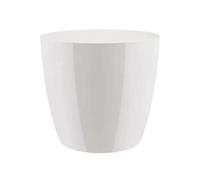 Vaso Brussels Diamond Round 25cm White Elho Multicolore