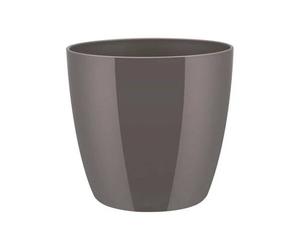 Vaso Brussels Diamond Round 30cm Oyster Pearl Elho Multicolore