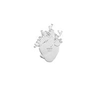 Seletti – Vase en verre Love in Bloom – cœur soufflé transparent 25 cm