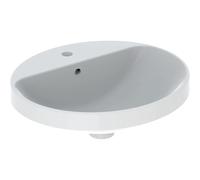 Vasque à enc. Geberit VariForm ov plage rob. 50x45 trop-plein Blanc - GEBERIT 500.712.01.2