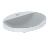 Vasque à enc. Geberit VariForm ov plage rob. 60x48 sans trop-plein Blanc - GEBERIT 500.726.01.2