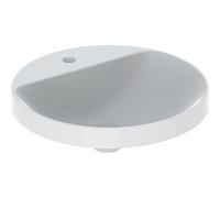 Vasque à enc. Geberit VariForm ronde 48 plage rob. sans trop-plein Blanc - GEBERIT 500.706.01.2