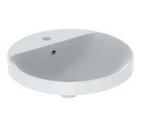 Vasque à enc. Geberit VariForm ronde 48 plage rob. Trop-plein Blanc - GEBERIT 500.704.01.2