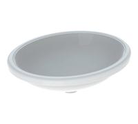 Vasque à enc. par dessous Geberit VariForm ov 50x46 sans trop-plein Blanc - GEBERIT 500.754.01.2