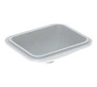 Vasque à enc. par dessous Geberit VariForm rect. 45x44 sans trop-plein Blanc - GEBERIT 500.762.01.2