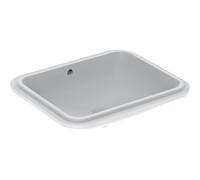 Vasque à enc. par dessous Geberit VariForm rect. 50x49 trop-plein Blanc - GEBERIT 500.764.01.2