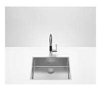 vasque à encastrer Dornbracht 38501003-85 500 x 400 x 175 mm, montage apparent ou encastré, acier inoxydable poli