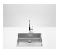vasque à encastrer Dornbracht 38551003-85 550 x 400 x 175 mm, montage apparent ou encastré, acier inoxydable poli
