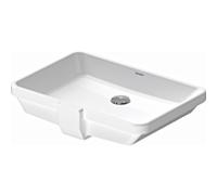 Vasque à encastrer Duravit Design Classics Universal 03165300001 installation par le bas, 525 mm, Weiß Hochglanz , wondergliss