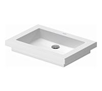 Vasque à encastrer Duravit Design Classics Universal 03175800291 installation par le haut, sans trou pour robinetterie, 580 mm, Weiß Hochglanz , wondergliss