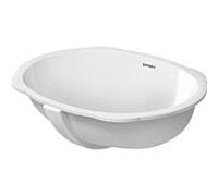 vasque à encastrer Duravit Design Classics Universal Santosa 04665100001 installation par le bas, 51 x 37,5 cm, Weiß Hochglanz , wondergliss