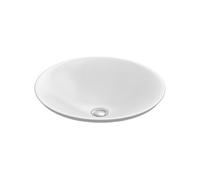 Jacob Delafon - Vasque Carillon ronde 45cm - Blanc - Forme douce contemporaine - Entretien rapide avec pentes douces - E96118-0