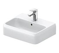 Duravit Lavabo à poser Qatego 0746450000 45 x 35 cm rectangulaire blanc brillant