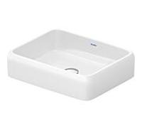 Duravit Vasque à poser Collection One 2383500079 blanc – avec/sans trou de robinet et trop-plein