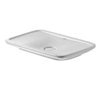 Duravit Design Classics Aufsatzbecken Universal 037070000 sans trou pour robinetterie, 70 x 42 cm, Weiß Hochglanz