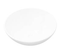 Vasque à poser en céramique - JILL - Ronde - Blanc - 32.5x14 cm - Trou de vidage 4 5 cm