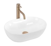 Vasque À Poser Rea Amelia 45 Lavabo Blanc 45 X 31 X 12 5 Cm