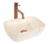 Vasque À Poser Rea Belinda Mini Lavabo Beige
