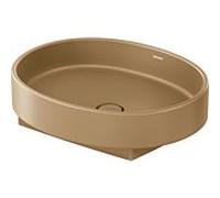 Duravit Balcoon vasque à poser, polie, sans trou pour robinet, ovale, 550×450mm, 241055AM79, Couleur: Clay terra Mat