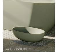 Vasque à poser vert ESCALA RIHO 55x32 cm solid surface