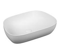 Vasque à poser VitrA Options 5993B401-0016 62,5 x 42,5 cm, TV, sans trop-plein ni trou de robinetterie, Edelweiss VC