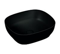 Vasque à poser VitrA Options 5994B483-0016 47,5 x 41 cm, rectangulaire, sans trop-plein ni trou de robinetterie, noir mat VC