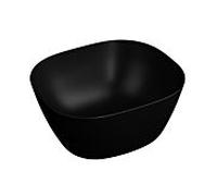 Vasque à poser VitrA Plural 7811B483-0016, 45 x 38 x 13,5 cm, noir mat, haute, rectangulaire, sans trop-plein ni trou de robinetterie.