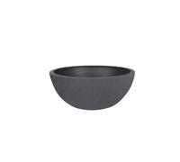 EDA - Vasque Basalt'Up 30 cm - 5,5 L - Décor Imitation Béton - Ø 29,5 x H.12 cm - Gris Anthracite