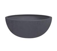 EDA - Vasque Basalt'Up 40 cm - 14,9 L - Décor Imitation Béton - Ø 40 x H.16,5 cm - Gris Anthracite