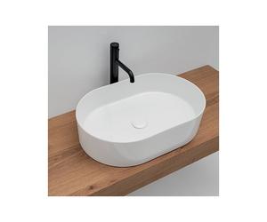 Vasque Ceramique Ciotola Ovale Gris Lagon - CRISTINA ONDYNA CI783003