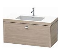 vasque Duravit Brioso c-bonded avec soubassement BR4602O1031, 100x48cm, Pine Silver / chrome, 2000 .