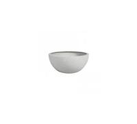 EDA Pot de fleurs vasque GRAPHIT UP - 5,5L - Ø 30 cm x 12 cm - Blanc cérusé