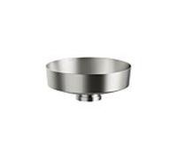Vasque Laufen RIVO H512RO41541121 400 x 400 x 147 mm, ronde, sans trop-plein, titane brossé